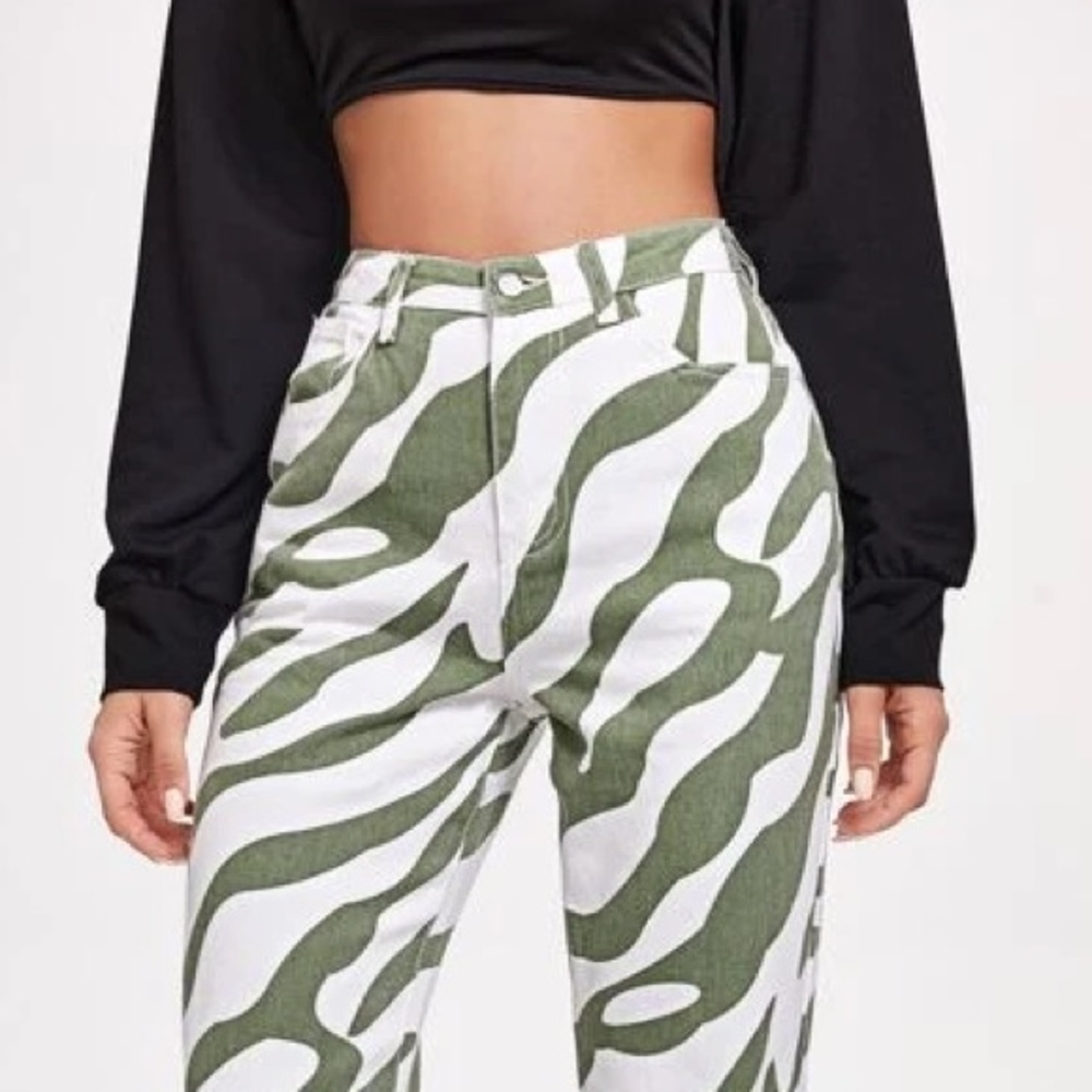Zebra jeans